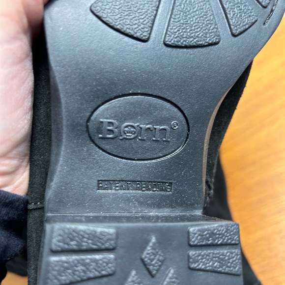 New Stunning Born Black Suede Tall Boots - Picture 11 of 12